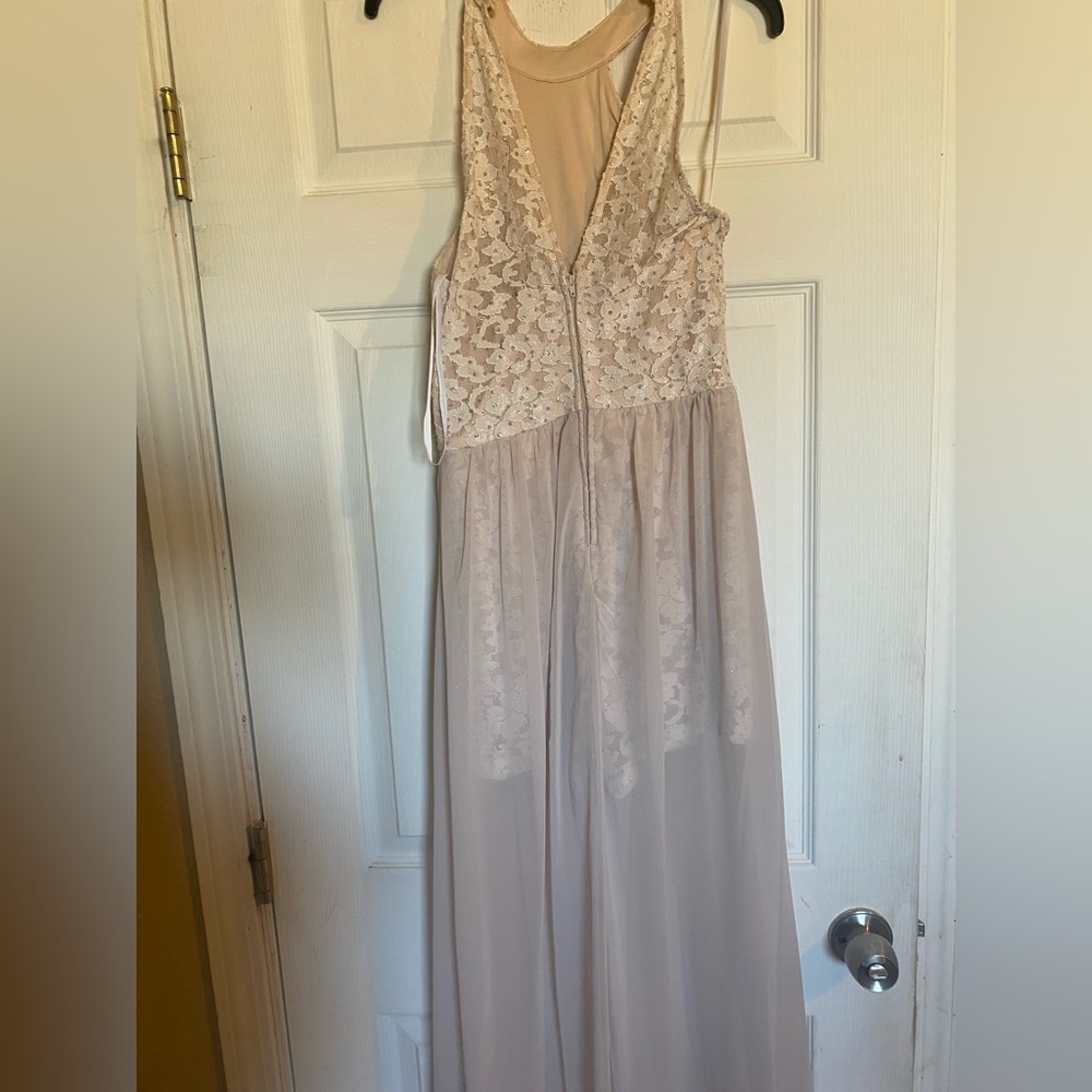CREAM ROMPER DRESS - Picture 10 of 11